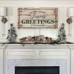 Season's Greetings Vintage - 18x32