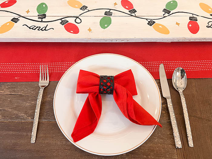 Bow Napkin Fold