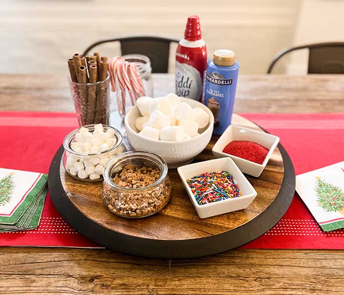 Inspiration for Creating Your Own Cozy Hot Cocoa Bar - Board and Brush