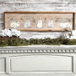 Spring Bunnies - 14x50 Framed