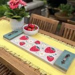 Summer Strawberry Tray - 8x24