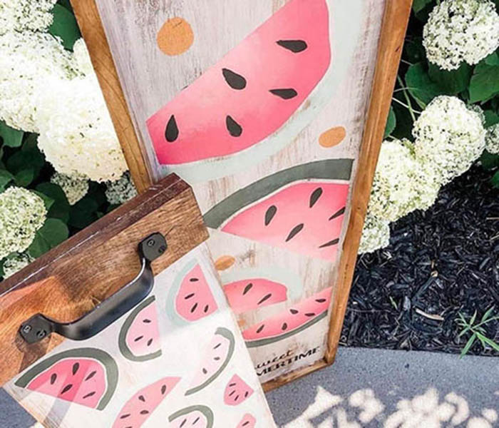 The Sweetest Fruit-Inspired DIY Projects - Board and Brush