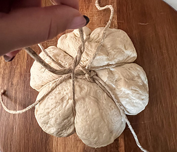 Dough with Twine Wrapping