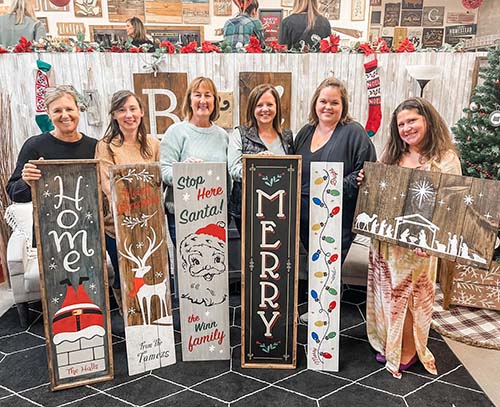 Board & Brush Christmas Workshop