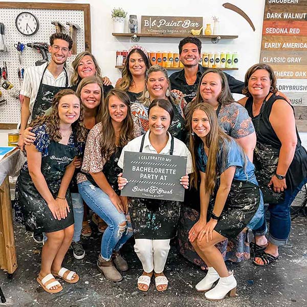 Bridal party group picture