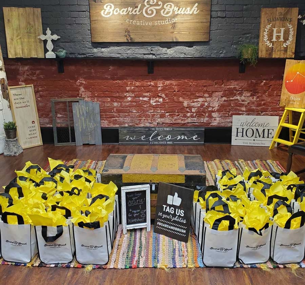 BOARD & BRUSH HUTCHINSON, KS IS NOW OPEN! Board and Brush