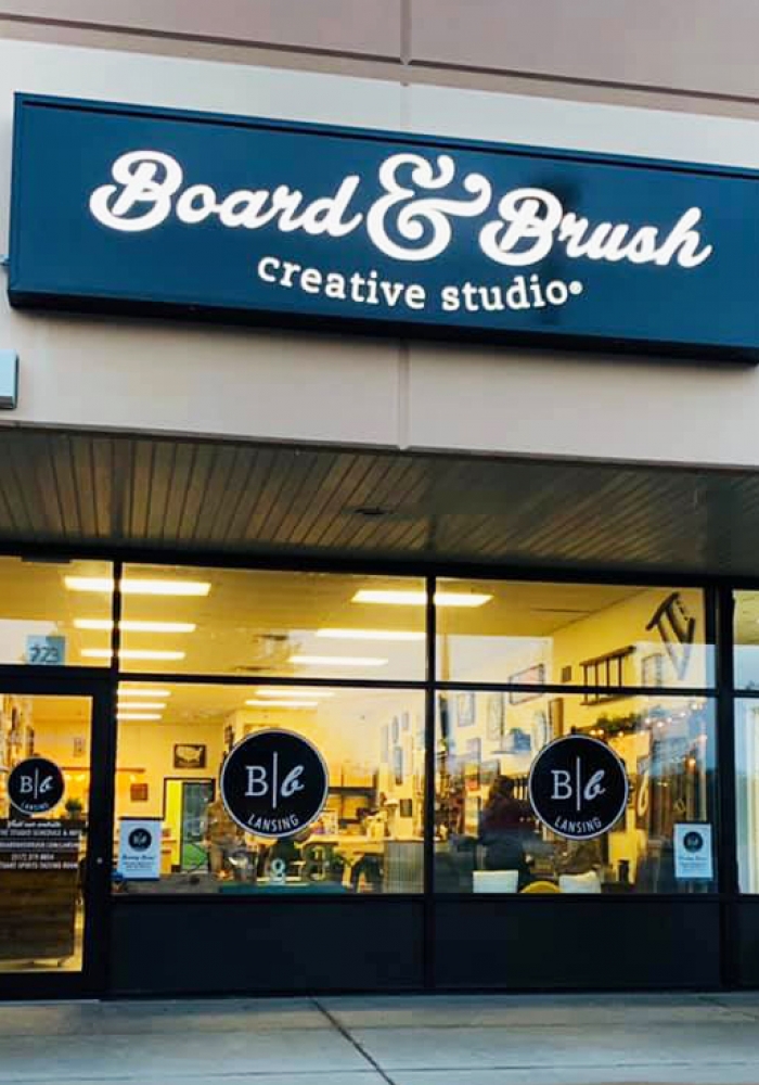 BOARD & BRUSH LANSING, MI IS NOW OPEN! Board and Brush