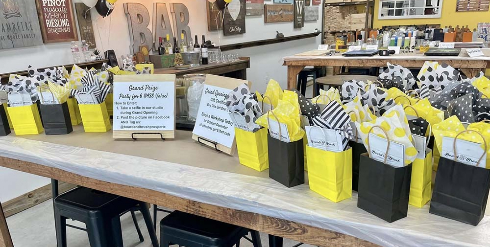 Board & Brush Prosper, TX is Now Open! Board and Brush