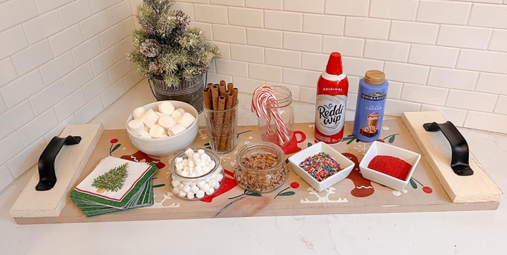 Inspiration for Creating Your Own Cozy Hot Cocoa Bar - Board and Brush