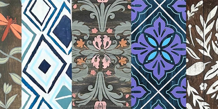Patterned Projects to Fall in Love With! - Board and Brush
